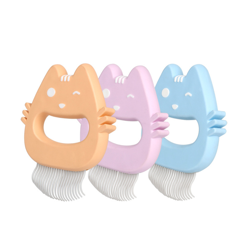 

Pet Deshedding Tool Massage Comb Cute Cat Shell Shape Dematting Dog s Grooming