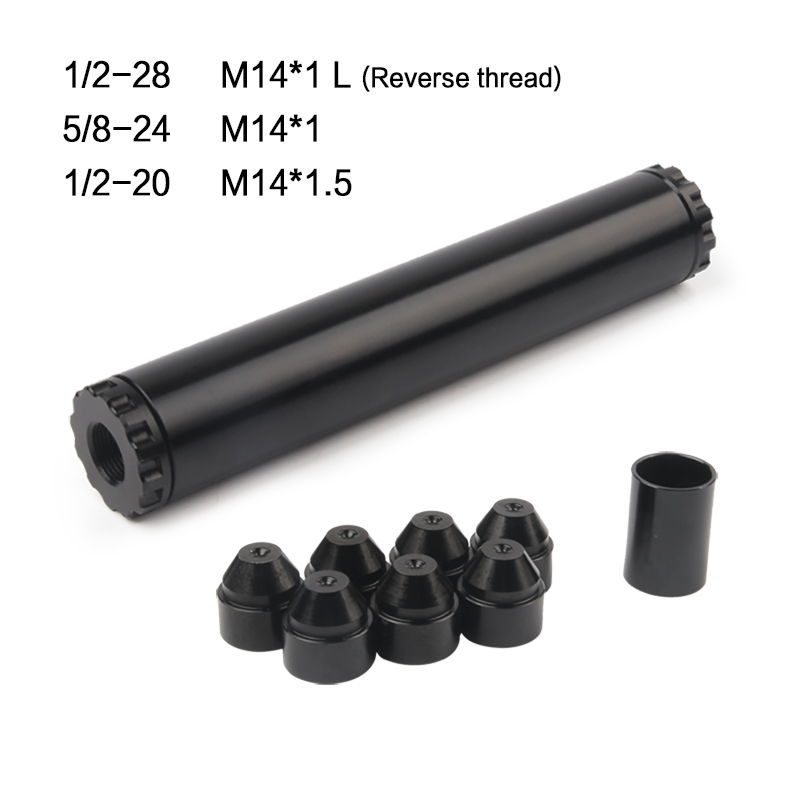 6'' Fuel Filter 1/2-28 and 5/8-24,1/2-20,M14x1L,M14x1.5 NAPA 4003,WIX 24003,Car Fuel Oil Filters Aluminum Black-image-762935687