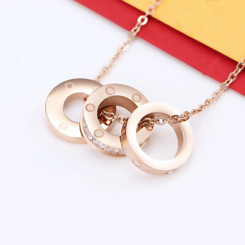 

rose gold chain for women luxury designer necklace chains custom pendants diamond girlfriend chirstmas halloween valentines day gifts designer jewelry necklaces