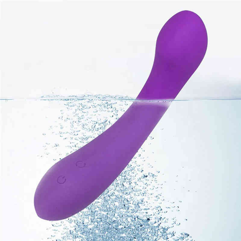 Vibrator Massager Sex Products Female Masturbation Massage Stick Adult Liquid Silicone 10 Frequency Vibrating-image-777792966