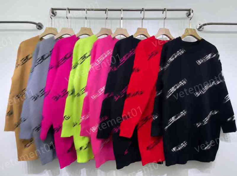

Luxury Women Sweater Autumn Winter Street Letter Print Pullover Crewneck Sweater Fashion Brand Designer Womens Sweaters 0912