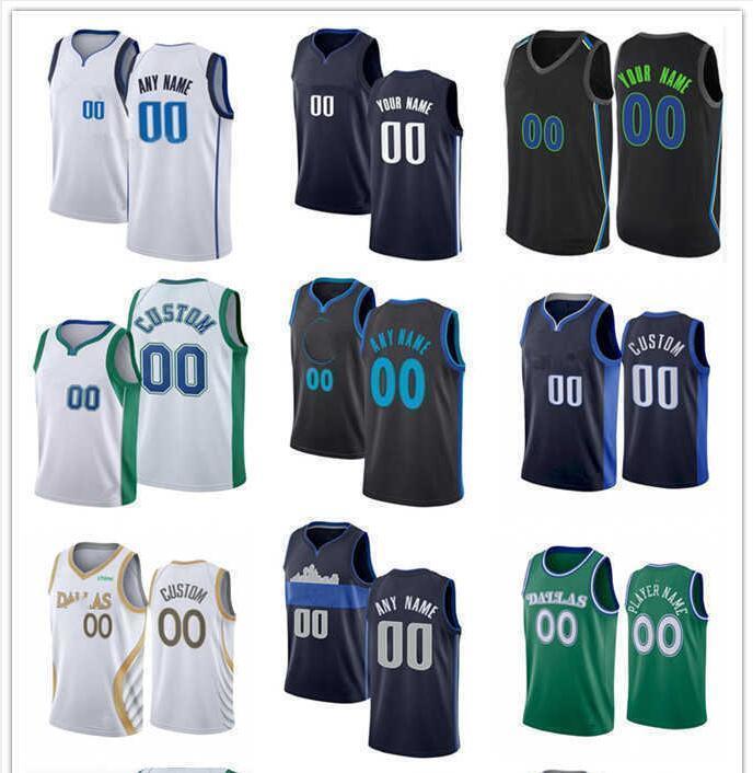 

75th Custom Dallas''MEN Maverickes''Jersey Women Youth Tim 11 Hardaway Jr. Dorian 10 Finney-Smith Sterling 0 Brown Marquese 32 Chriss, Color