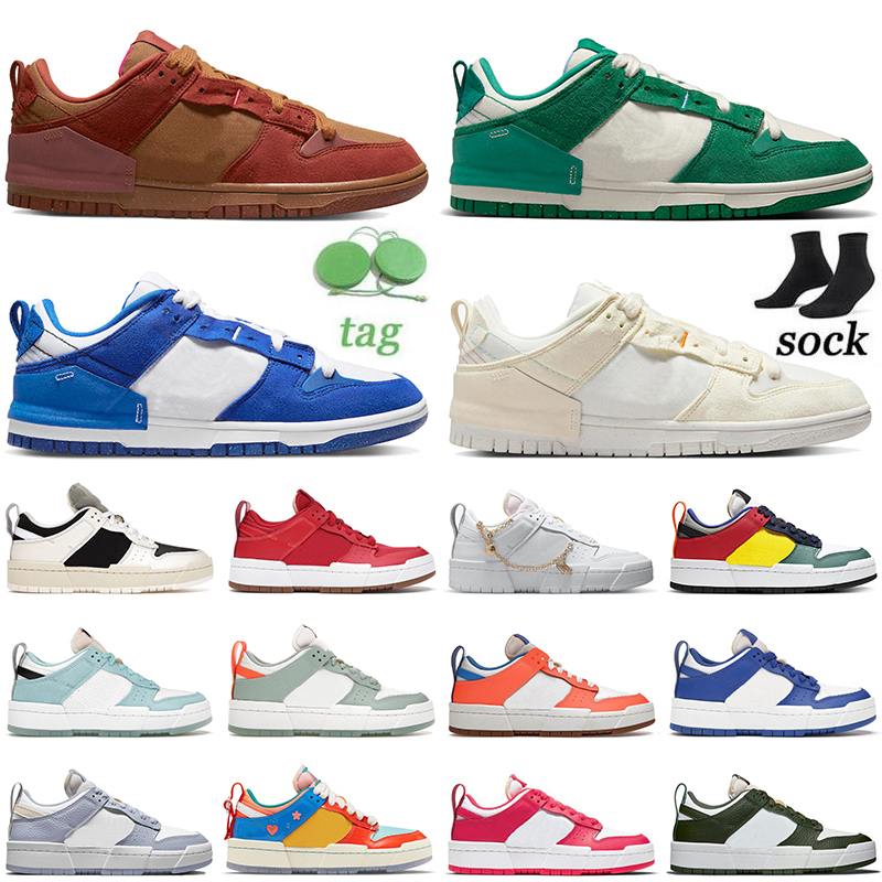 

With Socks Disrupt 2 Low Pixel Men Women Running Shoes Malachite Dark Green Gold Charms Red Gum Sea Glass White Pale Ivory Platform Sports Sneakers Trainers Size 45, B26 36-45 dusty pink