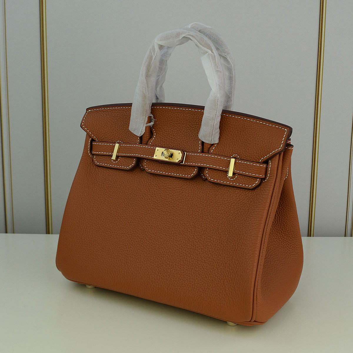 

7A Luxury Designer Bags Togo Genuine Leather Totes With Straps Classic Totes for Women, Green