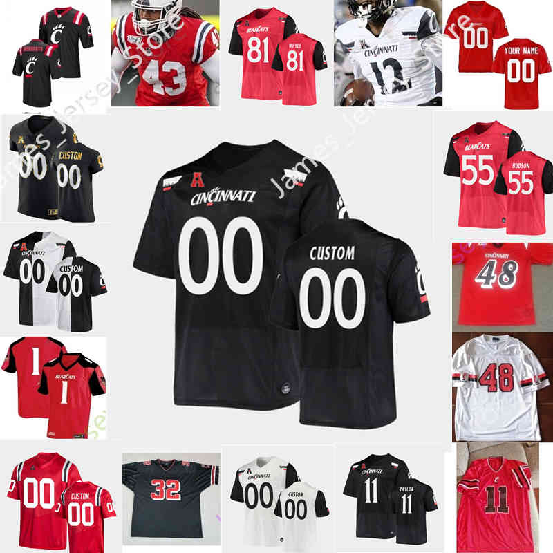 

Xflsp 2022 College Cincinnati Stitched Football Jersey 62 Jason Kelce 9 Desmond Ridder JERSEYS 12 Alec Pierce 7 Coby Bryant 11 Leonard Taylor 81 Josh, Black golden with 2022 patch