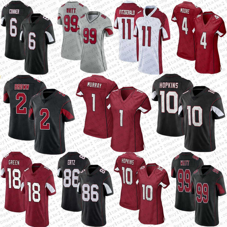 

2 Marquise Brown 10 DeAndre Hopkins Kyler Murray Arizona''Cardinals''Football Jersey Rondale Moore Larry Fitzgerald''nfl''Jersey, Women