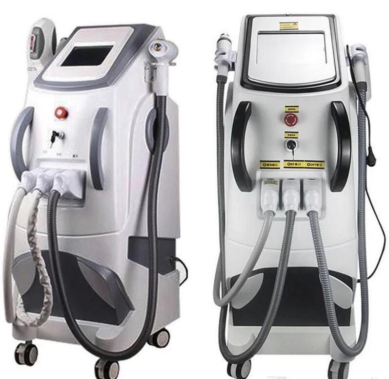 3in1 IPL Machine HR E-Light RF Nd Yag Permanent Picosecond Laser Hair Removal and Wash the eyebrow Tattoo remova Beauty Salon use OPT