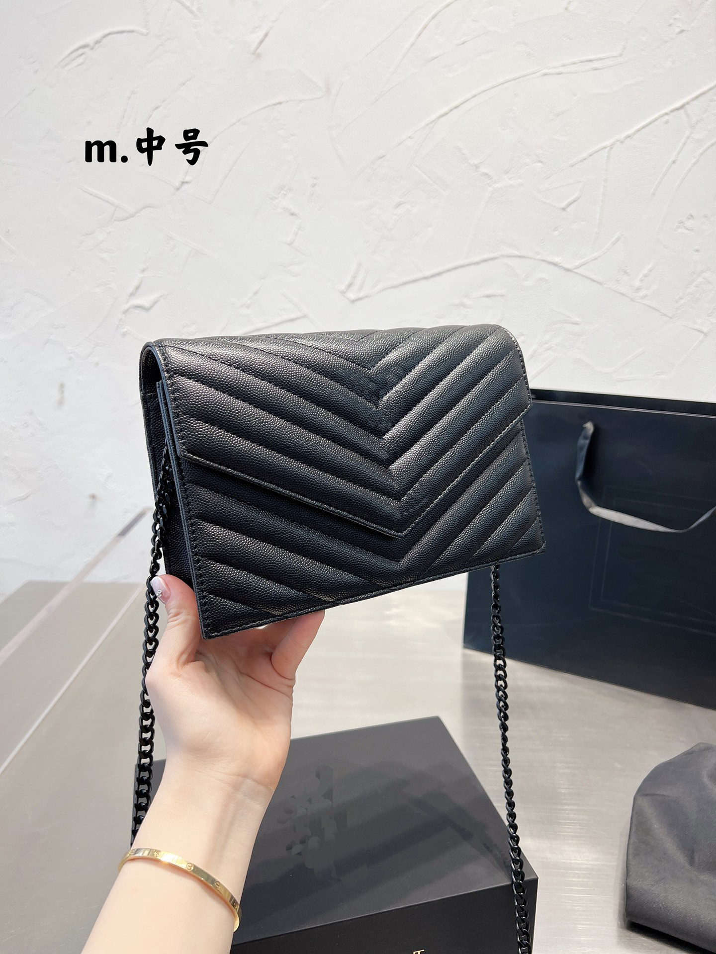 

Genuine Leather Handbag Comes With Box WOC Chain Bag Women Luxurys Fashion Shoulder Designers Bags Female Clutch Classic Envelope Bags High Quality Girl Handbags, Make up the difference