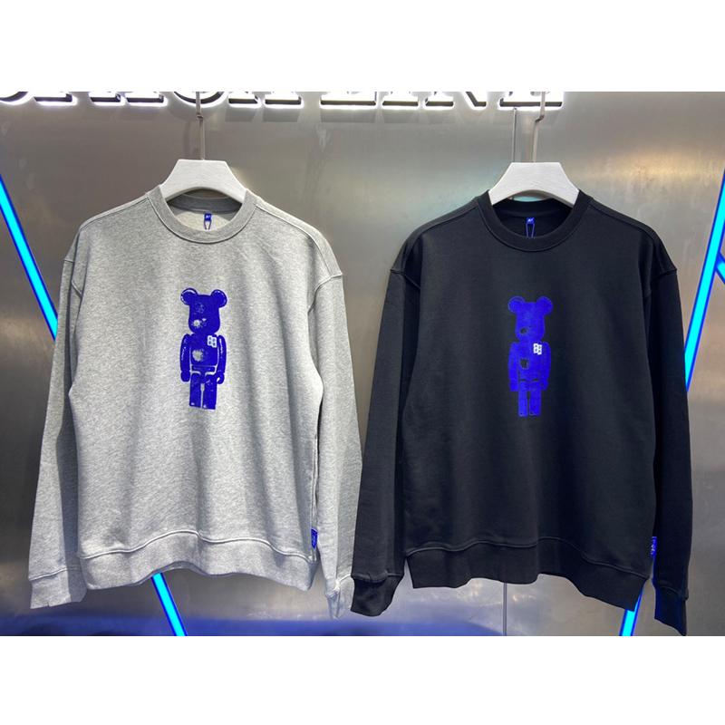 

Men's Hoodies & Sweatshirts ADER ERROR Men Women 1:1 High Quality Flocking Cartoon Bear Pattern Casual Fashion Adererror, Black