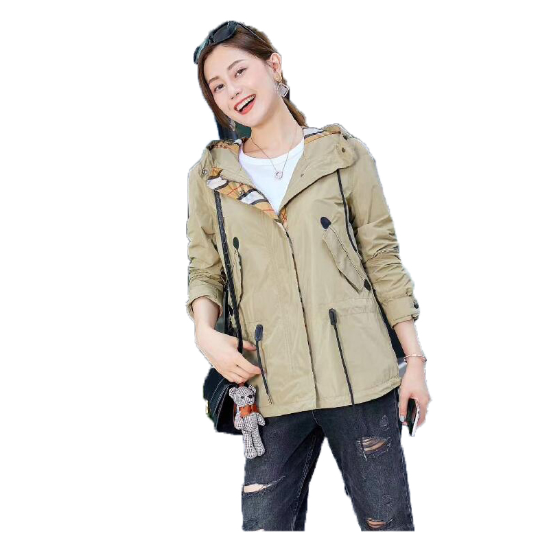 

22 Designers Vintage Classic Womens Jackets Hoodie Top England Casual Denim Coat Personality Long Sleeves Luxury Same High Quality Support Zipper Tops Wholesale, Black