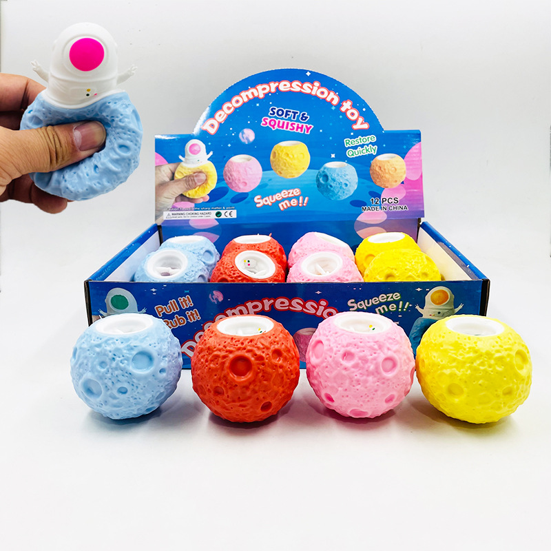 

Fidget Toys New Planet Exploration Pinch Music Astronaut Cup Squeeze Decompression Decompression Star Sky Telescopic Trick Vent Toy
