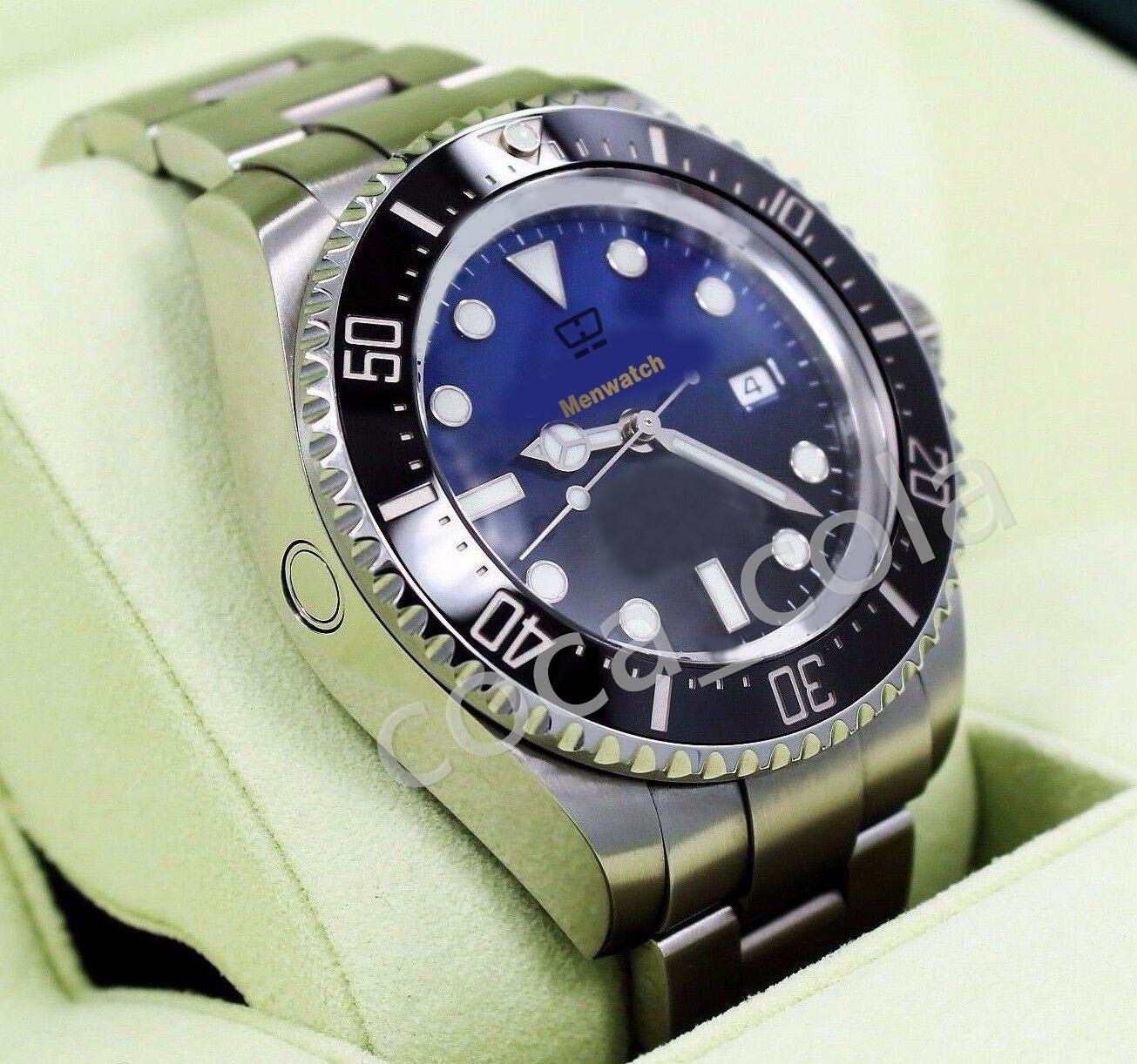 

HOT selling watches 43mm watch Blue Dial men Automatic Wristwatch116660 no b0x