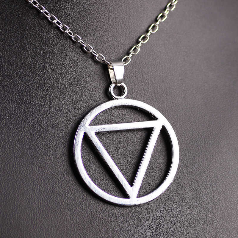 

Akatsuki Hidan Ninja Jashin Necklace Trinity Symbol Baptism Catholicism Anime Religious Pendant Jewelry Wholesale