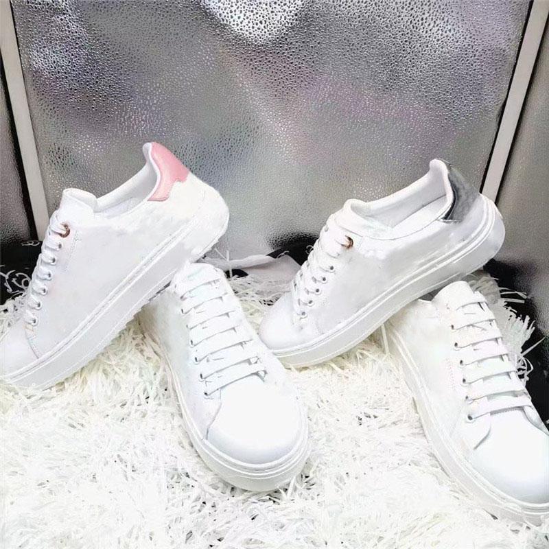 

Designer Sneakers TIME OUT Casual Shoes Letter Old Flower Sneaker Fashion Platform Shoes Men Women Trainers