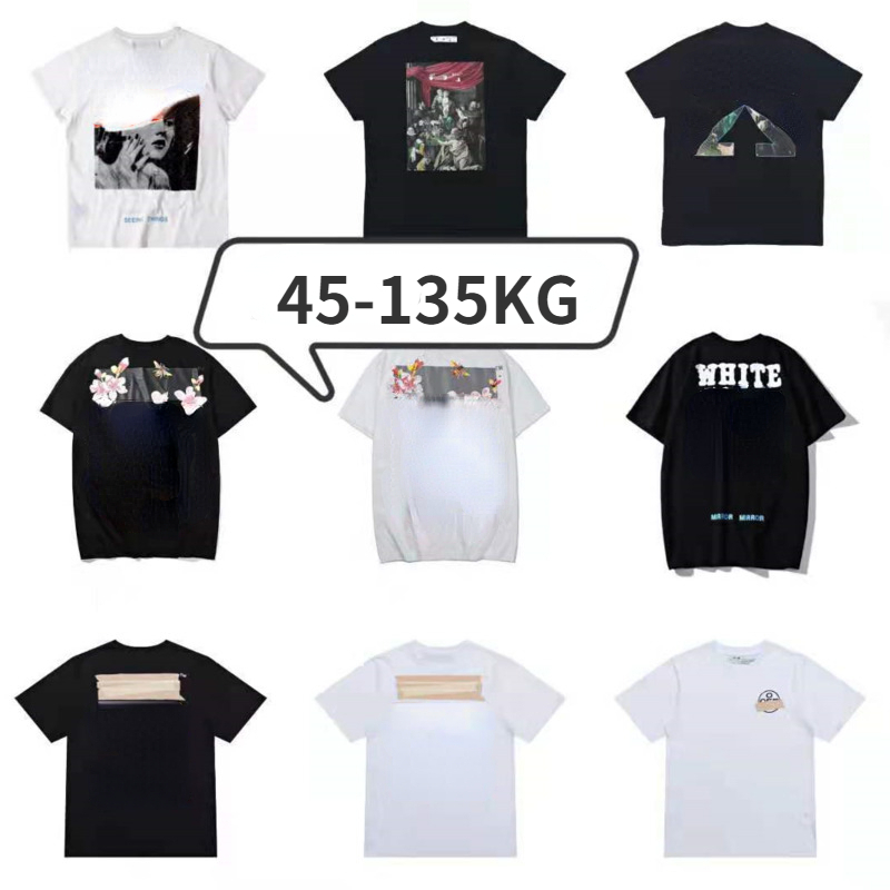 

Off designer t shirt mens short-sleeved tshirt OW arrow graffiti round neck sweatshirt men women summer cotton loose oversize casual shirts 3xl 4xl 5xl, No.1