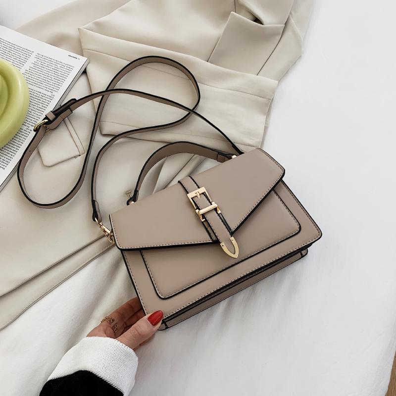 

Evening Bags Small PU Leather Flap Crossbody Bag With Short Handle For Women 2022 Luxury Designer Shoulder Handbag And Purses Female Totes, White