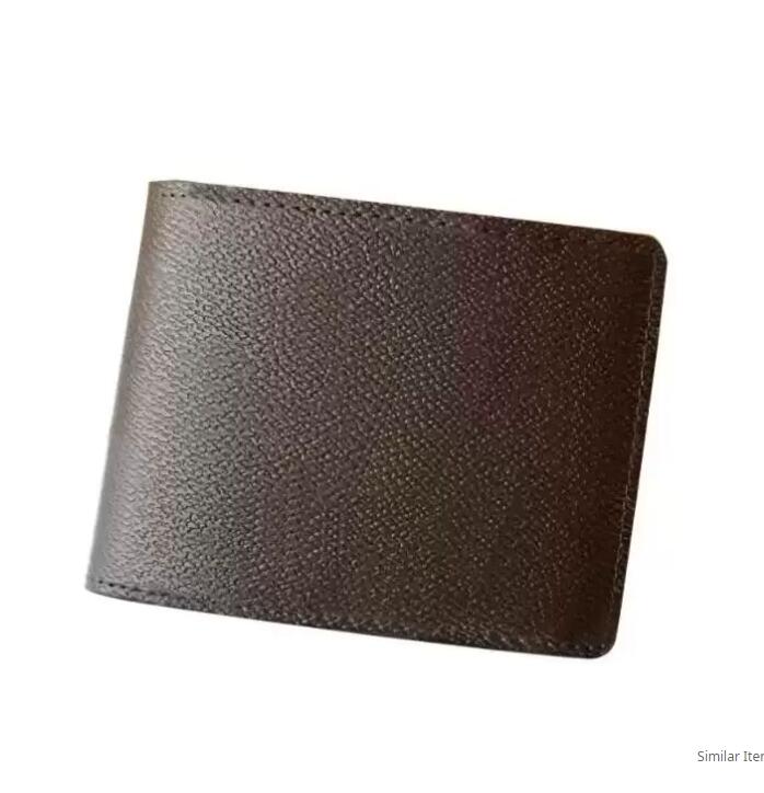 

Top quality men fashion designers Multiple wallets cardholder France Paris plaid style mens PU Leather women wallet high-end luxurys no box, Black plaid