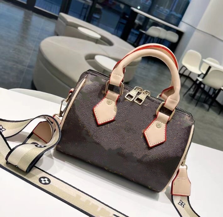 

Mini speedy pillow bags fashion baby shoulder handbag kids purse, Brown