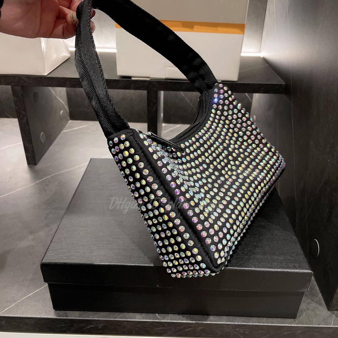 Portefeuilles de mode de créateurs de créateurs Sacs de diamants sacs à sac à main en cuir épaule 2022 Lady Tapés décontractés sac à main
