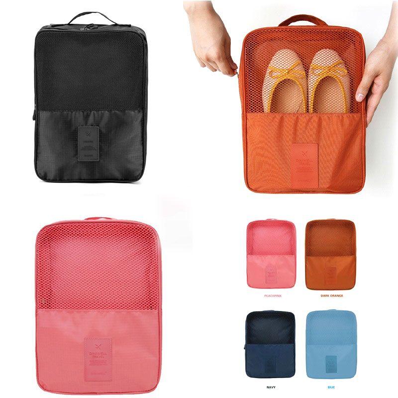

Duffel Bags Portable Travel Double Layer Shoe Bag Multifunction Underwear Clothes Multicolor OrganizerDuffel, Orange