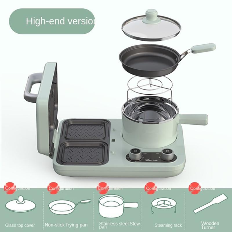 

Bread Makers Electric Waffle Maker Dorayaki Cake Breakfast Baking Machine Egg Omelette Oven Grill Pan Sandwich Toaster Bear/DSL-A13F1