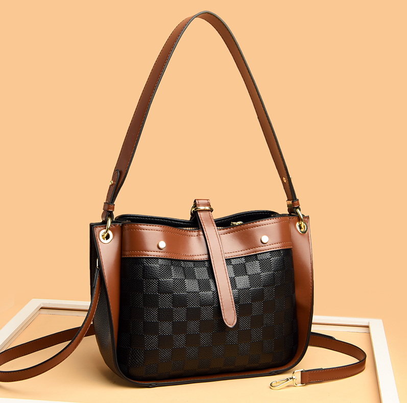 

Luxury Brand Tote Bags Female High Quality Plaid Leather Shoulder Crossbody Sac A Main Women Designer Ladies Handbags and Purses, Choose a picture color