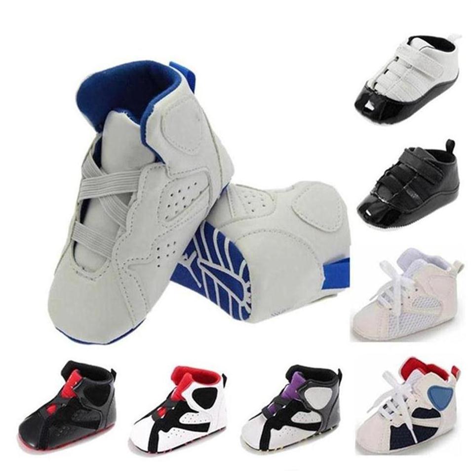 

Crib Shoes Girls First Walkers Baby Sneakers Newborn Leather Basketball Infant Sports Kids Fashion Boots Children Slippers Toddler326I, Multi-color