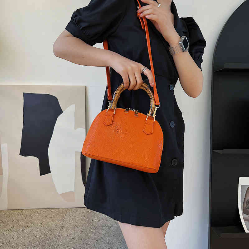 

Handbags 70% Off simple texture sling shoulder bag 2022 spring new personalized oblique cross shees, Red