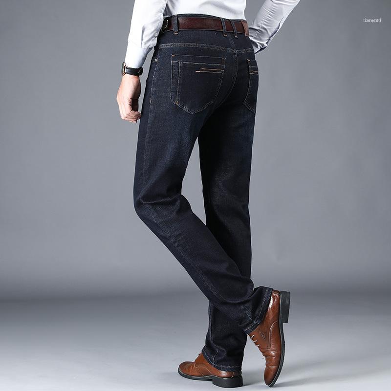 

Men's Pants 2022 Autumn And Winter Casual Drape High-end High Waist Straight Trend Boutique, Navy