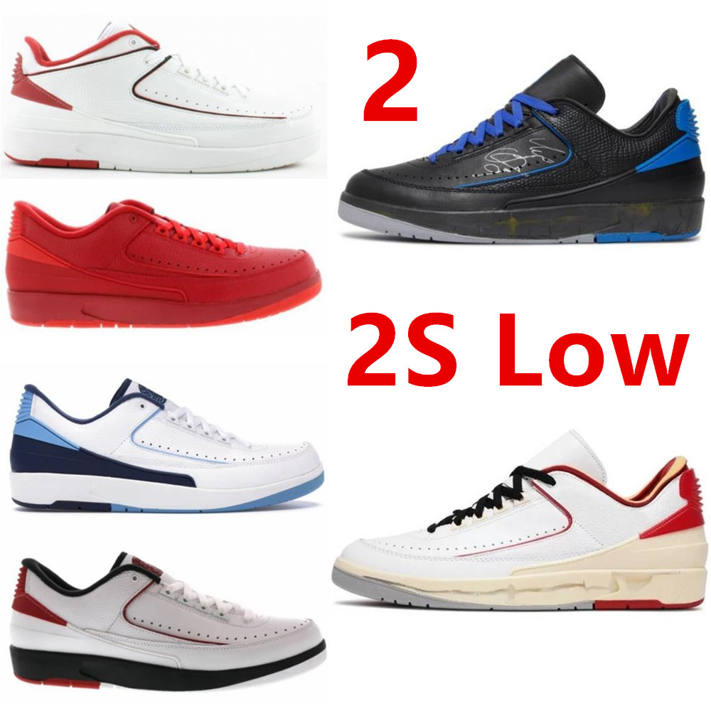 

2s Low Basketball Shoes Varsity Black Blues University Blue 2 Chicago Varsitys Maize Metallic Silver Sports Trainers Mens Womens White Red Outdoor Sneakers