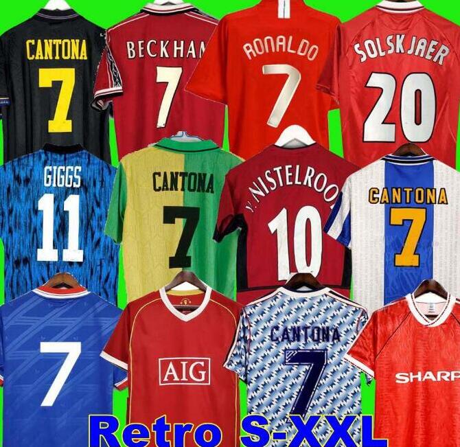 

Retro United 1977 2002 Soccer Jersey Man Football Giggs Scholes Beckham Ronaldo Cantona Solskjaer Manchester 07 08 93 94 96 97 98 99 86 88 90 91, Beige