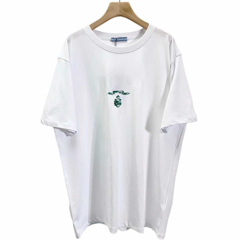 

22SS New Summer Limited Letter Embroidery Tee High End Classic Street T-shirts Breathable Fashion Casual Men Women Youth Solid Color Short Sleeve TJAMMTX26, Black