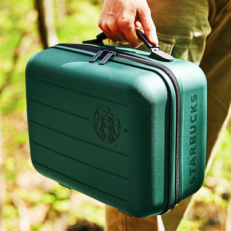 

2021 Starbucks Fashion Portable Storage Boxes Carry-on Cosmetic Bag240i, As show