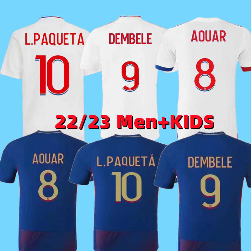 22/23 Maillot Lyon 4e 2022 2023 Jersey de football olympique Lyonnais ol Digital Football Football Shirts Traore Memphis Men Kids Kits Equipment