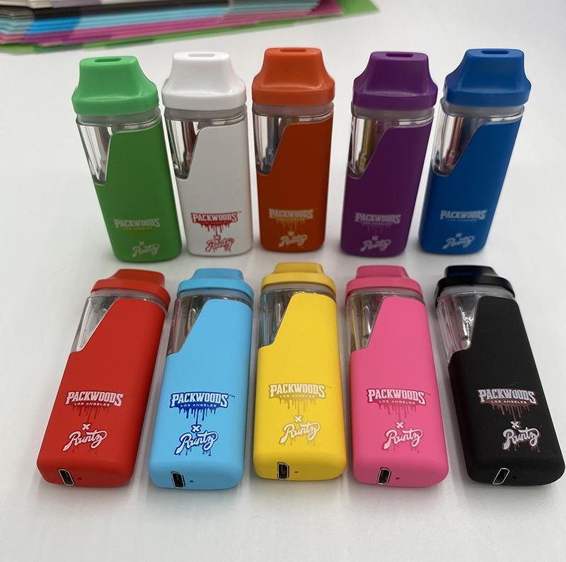 

Packwoods Runtz x Disposable E cigarettes 1ml 380mAh Rechargeable Battery Empty Vape Pen