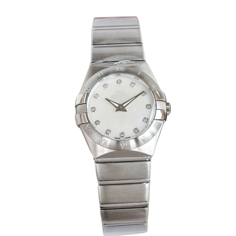 

High Quality Women's Quartz Watch Fashion 27mm Stainless Steel Dial Strap Water Resistant Personality Girls Diamond Designer Watch movement watches 2022 watchs, 1#