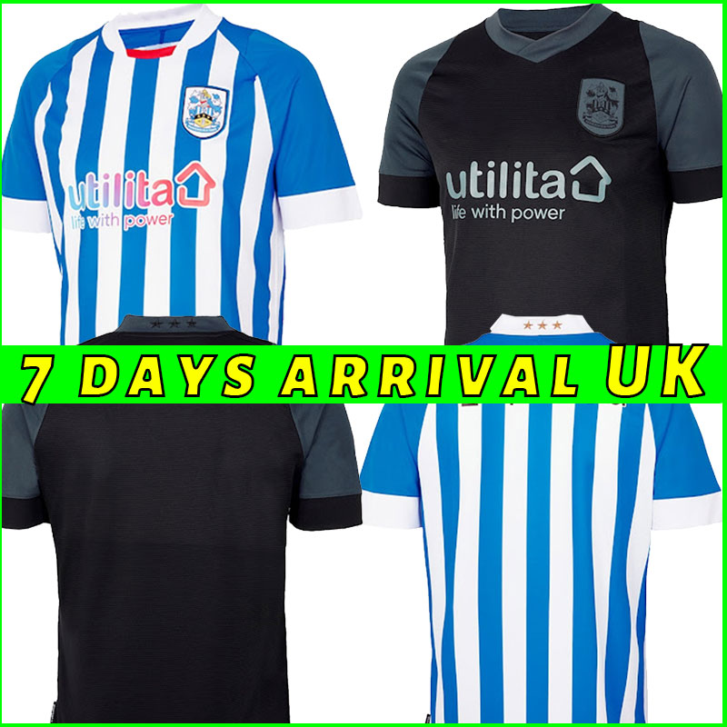 

Huddersfield 2022 2023 kids kits Soccer Jerseys vallego eiting phillips sinani aarons cian philpott aylan helliwell michael roxburgh football shirt men kit, Home
