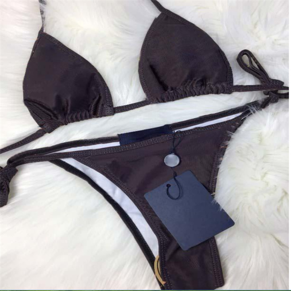 22ss Women Three-point Swimsuit Fashion Summer Two-Piece Bikini Suits Set with Letters Multicolors Beach Swimwear Letter Pattern Print S-XL Cloth-image-769783834