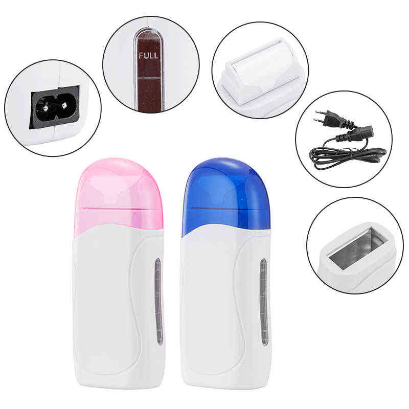 

NXY Epilator Roll on Wax Heater Set Melt Depilation Hair Removal Machine Warmer Tool Kit Depilatory Strip for Women 0418