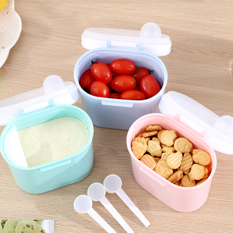 

Portable Baby Foods Storage Box Essential Cereal Infant Milk Powder Toddler Kids Snacks Container Milks Powders Boxs Infants Feeding Bowl Food Storages Containers