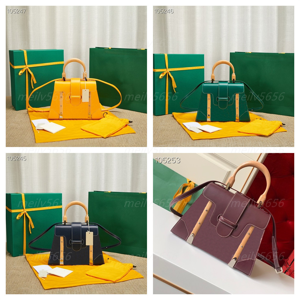 

5A high quality leather handbag luxury designer bag lettered pattern can be shoulder back or diagonal span, Yellow
