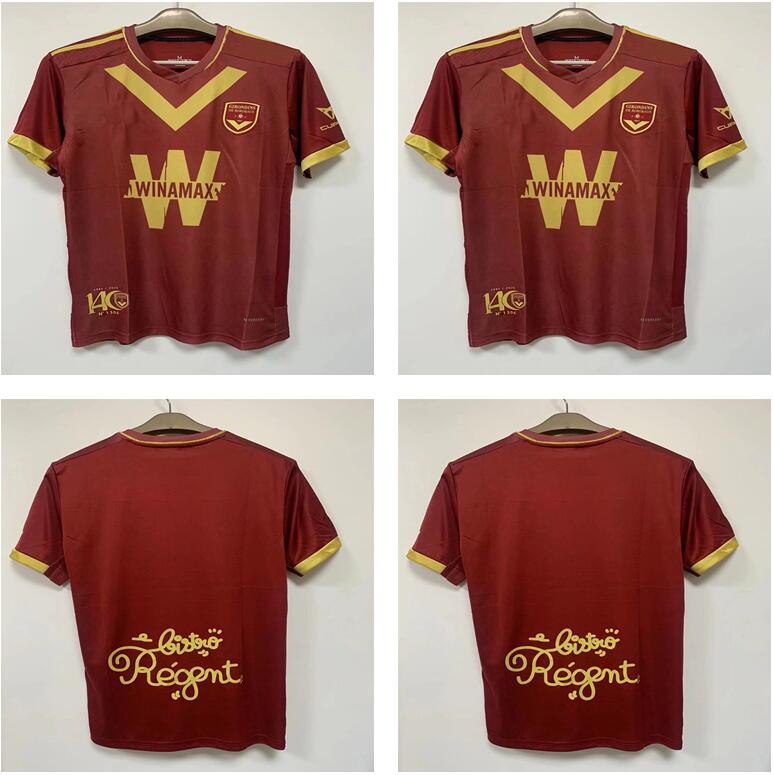 

Maillot Girondins Bordeaux 140th Anniversary Soccer Jersey 2021 2022 .KALU NIANG FRANSERGIO Maillots de Foot Football Shirt