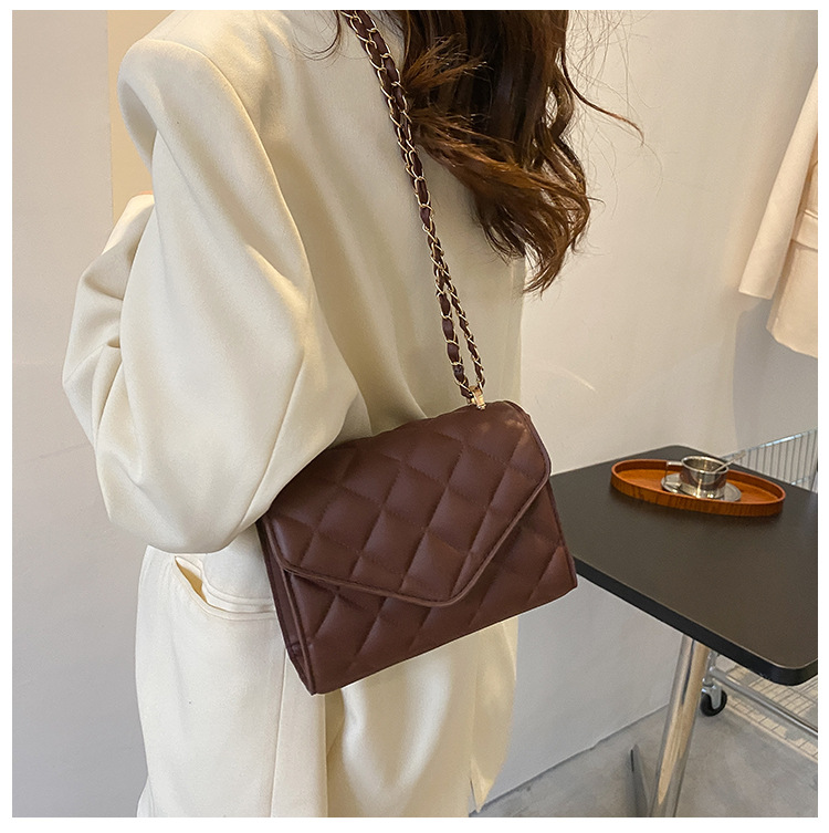 

Women Bag Luxury Shoulder Cross Body Fashion Chain Female Bag Top Quality Genuine Leather Handbag, Black