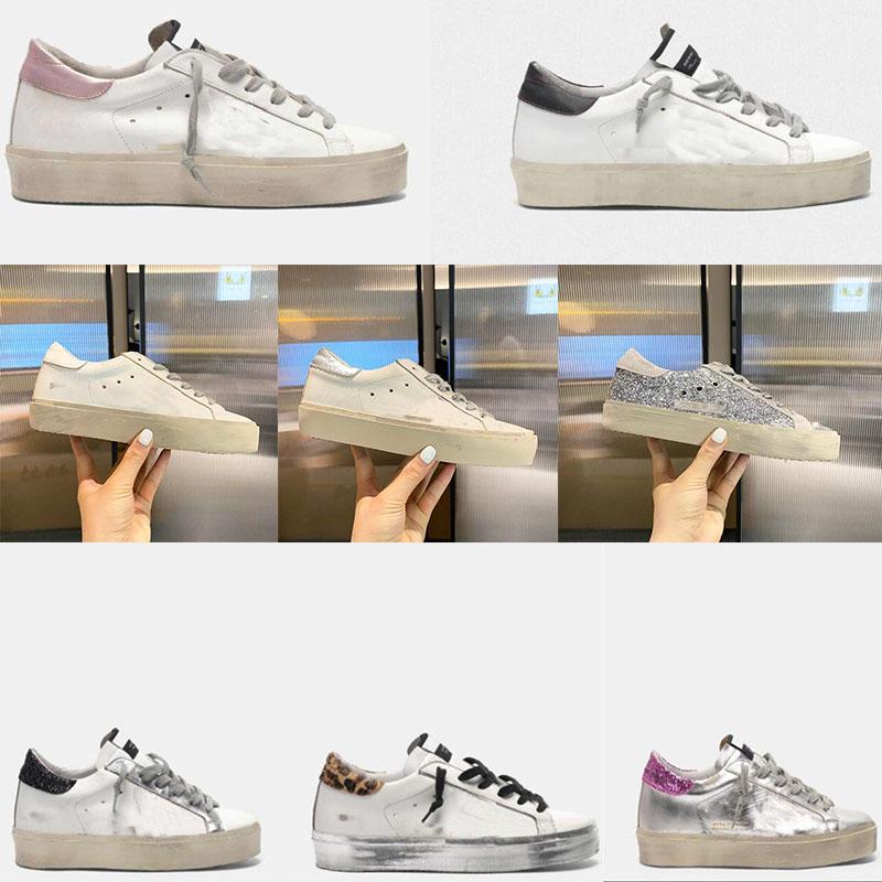 

2022 Designer Shoes New Italian Brand Dirty Sandal Men 'S Casual Shoes Women Golden/Goose/Sneakers Super Star Luxury Gold Sequin bn, Lavender