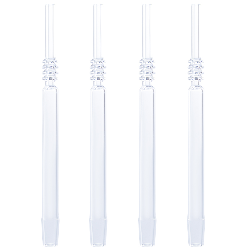 

Headshop214 Q011 Quartz Smoking Pipes About 190mm Length 14mm Male Sharp Tip Nail Long Dab Rig Pipes Fit Your Palm