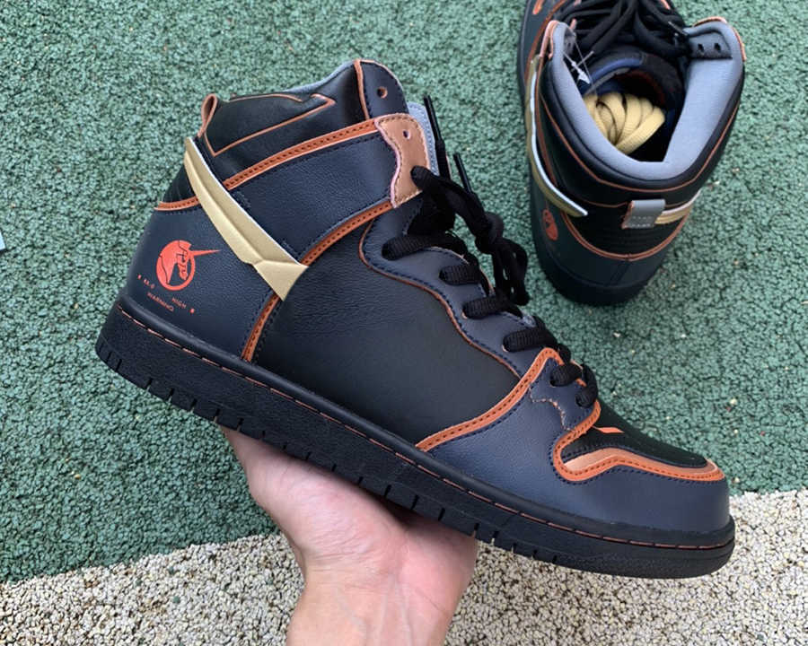 

Shoes Gundam x Dunked High PRO QS Banshee Skateboard Dark Blue Black Runner Outdoor Trainers Sneakers Sports, #2