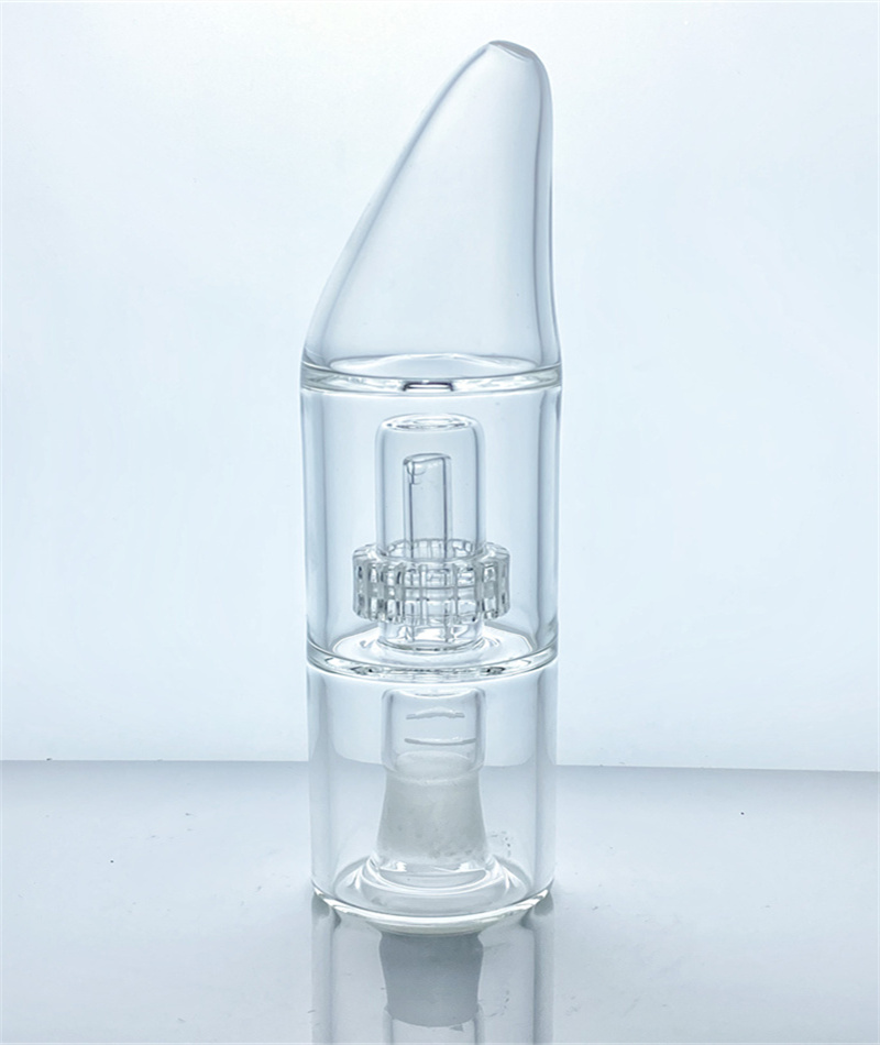 

Brand new bong smoke borosilicate glass tube hookah bubbler with base 1 birdcage perc mouthpiece 18mm connector