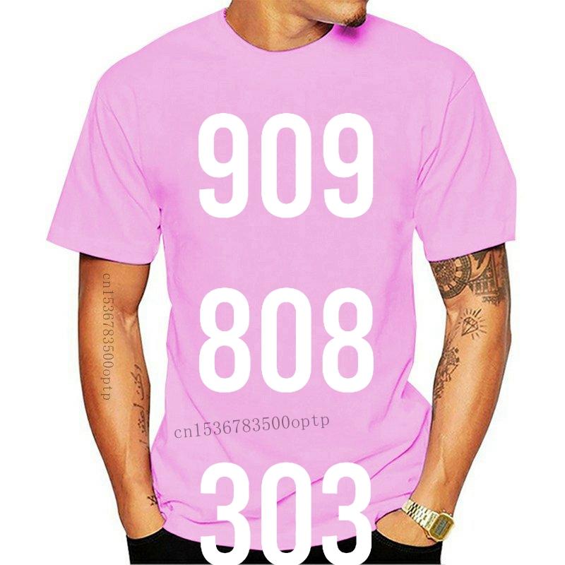 

Men's T-Shirts TECHNO 909 808 303 SLOGAN T-SHIRT Roland Drum Acid House Tech Underground DJ Top, Yellow