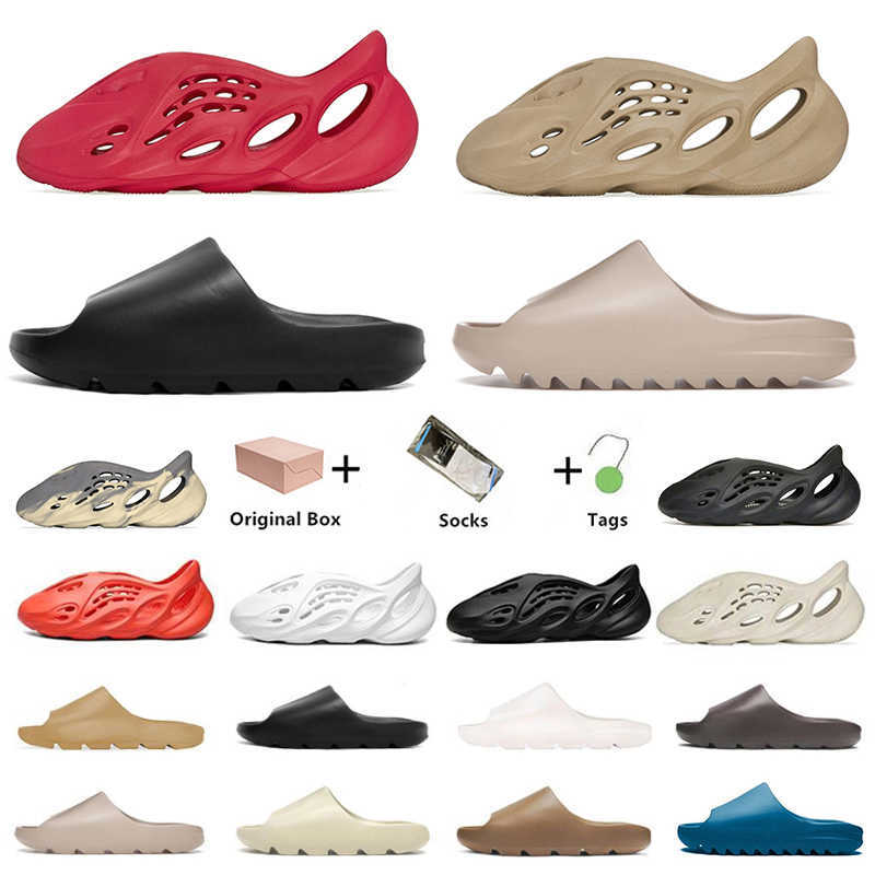 Designer Men Women Sandals Slides Slippers MXT Mineral Blue Moon Grey Sand Triple Black MX Cream Clay Bone Desert Earth Brown Resin Pure