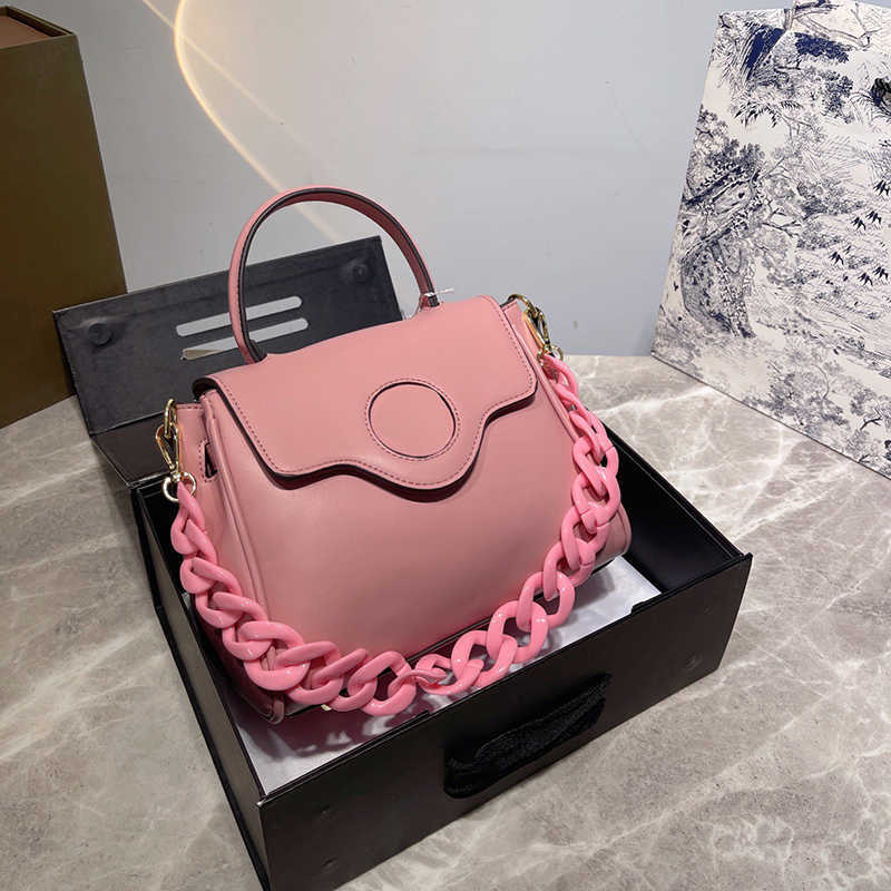 

2022 Top Designer Women's Bags Star Same Style Vintage Handbag Armpit Crossbody Candy Color Leather One Shoulder Luxury Tote Wallet, Black(rough leather)(gold chain)(larger)